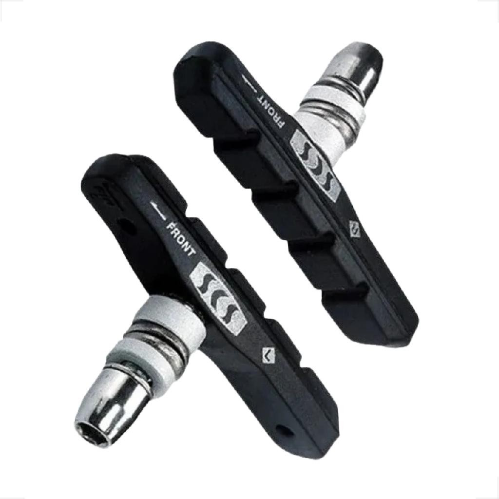 1 Par Sapata Pastilha Borracha De Freio V-brake Para Bike Bicicleta Scs 70 MM Orbital