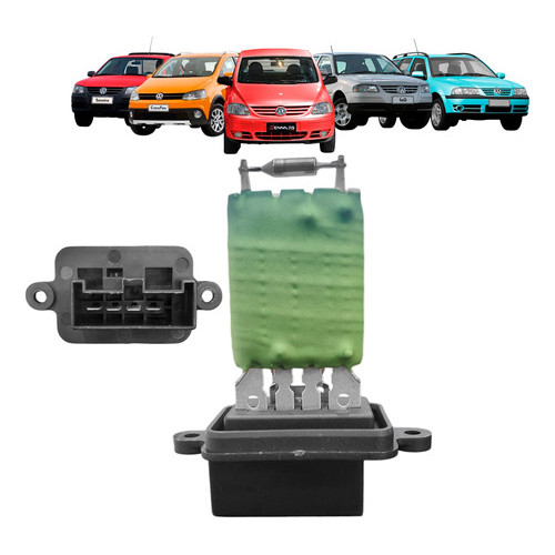 Resistência Ar Condicionado Vw Gol G3/g4 Vw Fox 4 Vias