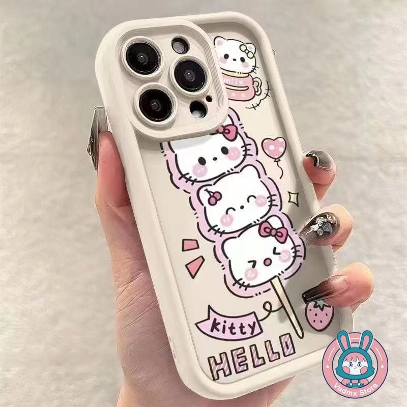 Capa Macia Fofa Da Hello Kitty Para Samsung Galaxy A16 M55 F55 C55 M54 F54 M51 M