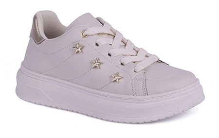 Tênis Infantil Feminino Worldcolors Mel - Off White em Oferta na Shopee