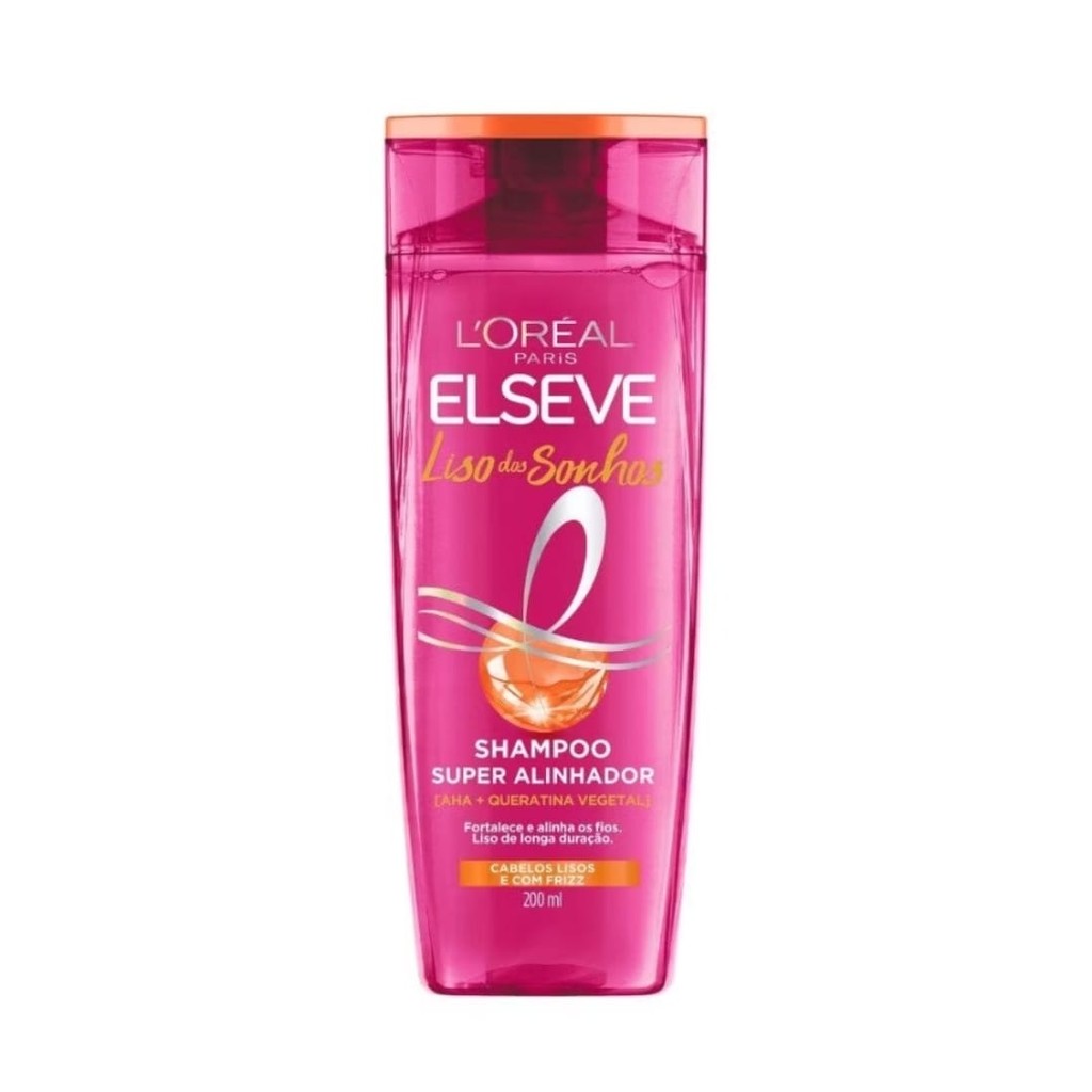 Shampoo Elseve Liso dos Sonhos Efeito Botox 200ml