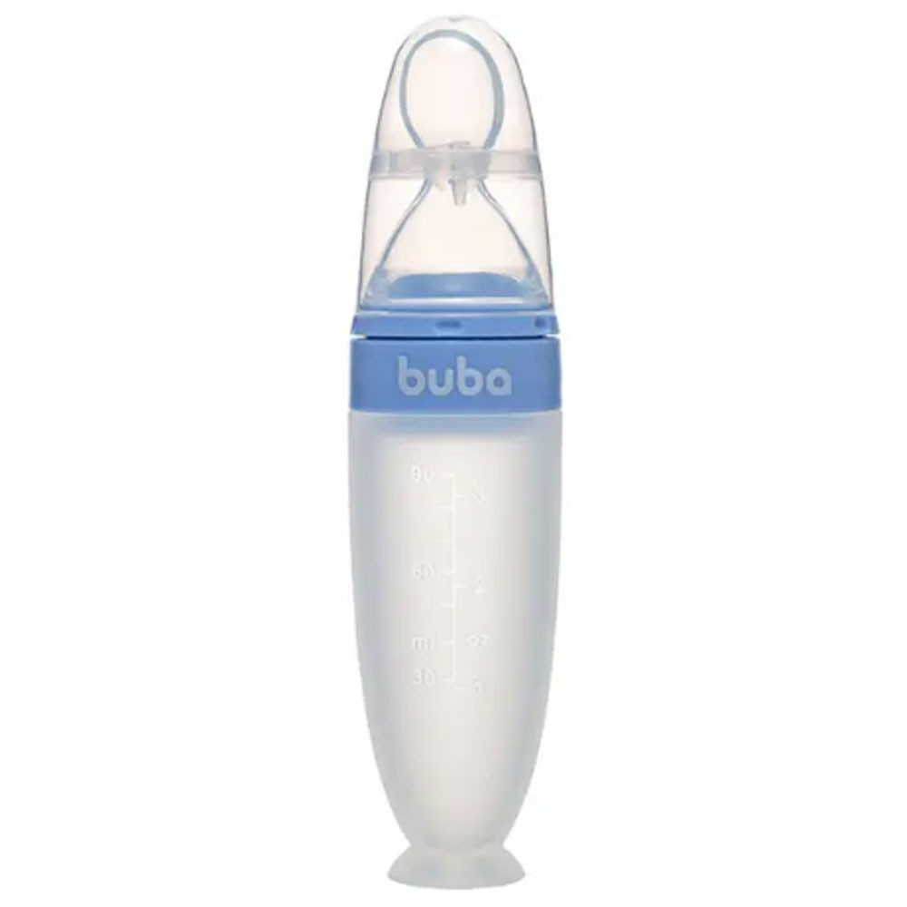 Colher Dosadora De Leite Com Ventosa Buba Azul