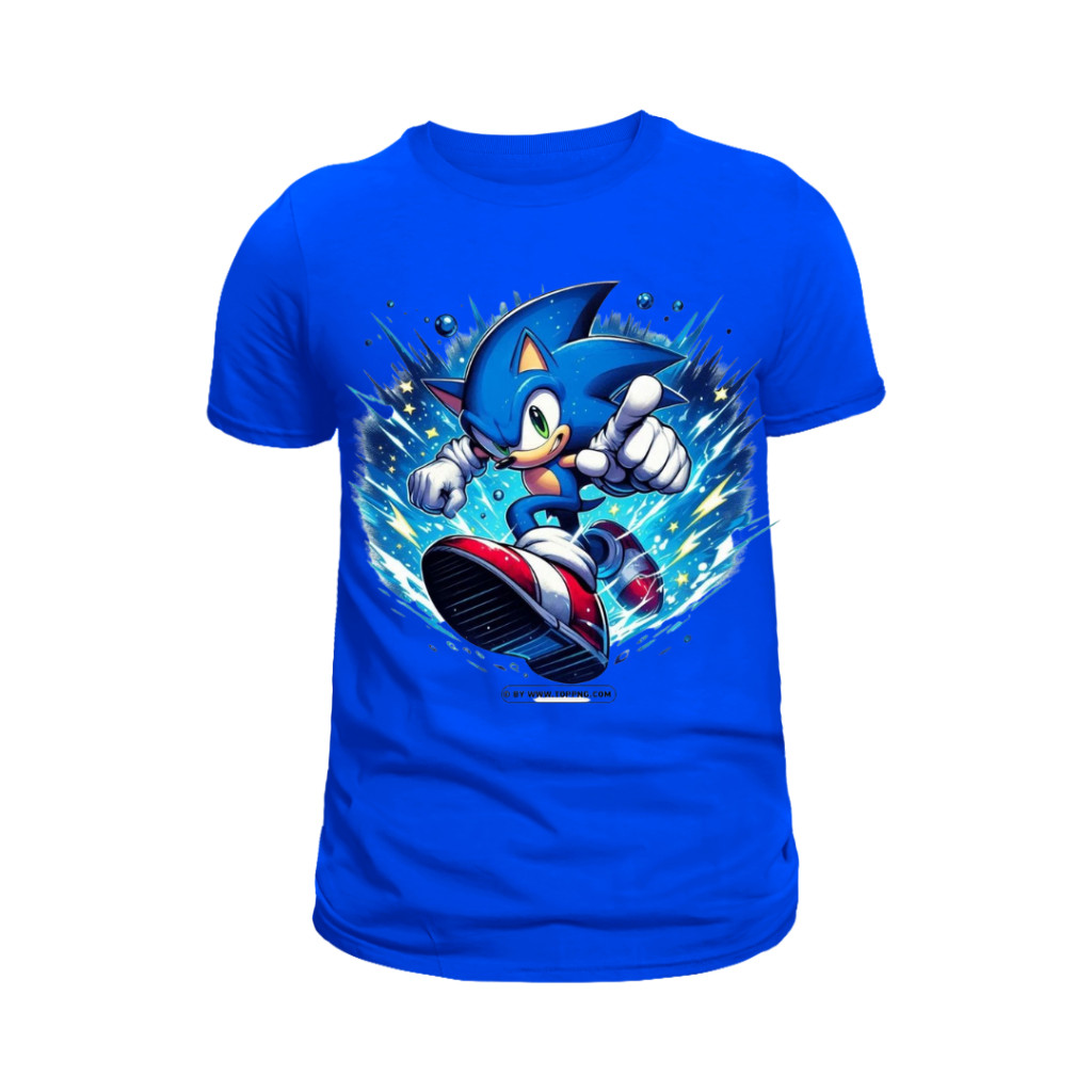 Camiseta Camisa Sonic Infantil e Adulto Blusa unissex 100% Algodão Envio imediato