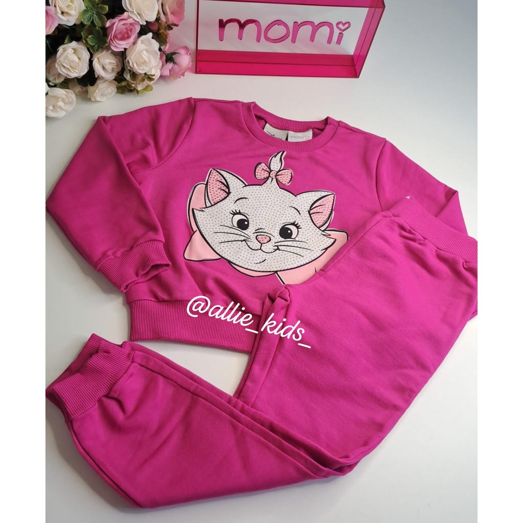 Conjunto Infantil  Gata Marie com Strass Momi