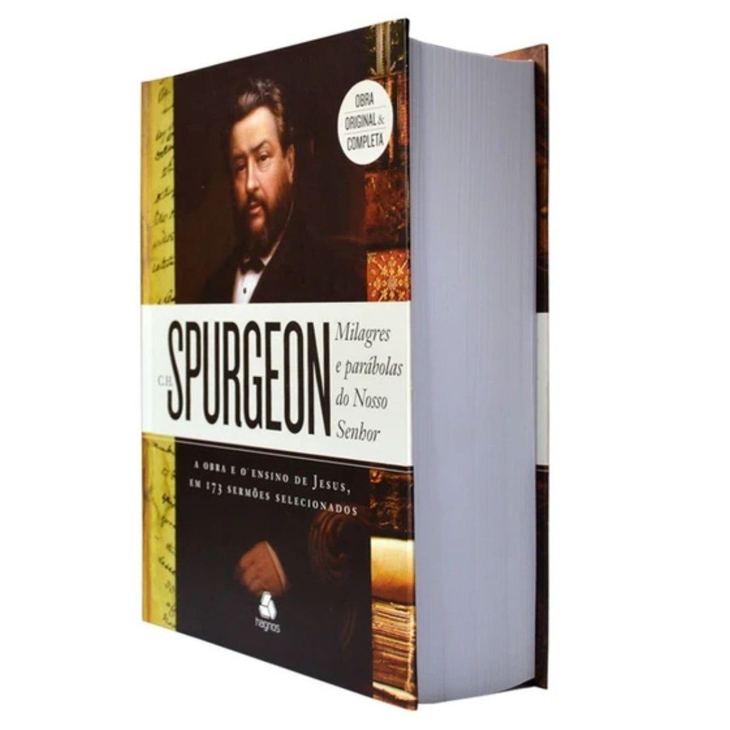 Milagres e parábolas do nosso Senhor | A Obra e o Ensino de Jesus | Charles Spurgeon | Capa Dura em Oferta na Shopee