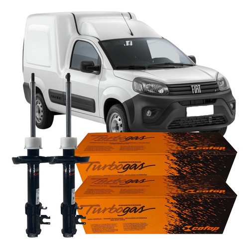 Par Amortecedor Dianteiro Cofap Fiat Nova Fiorino 2014 Á 2024 em Oferta na Shopee