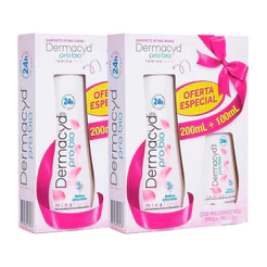 KIT C/2 SABONETE ÍNTIMO DERMACYD FEMINA FLORAL 200ML + 100ML