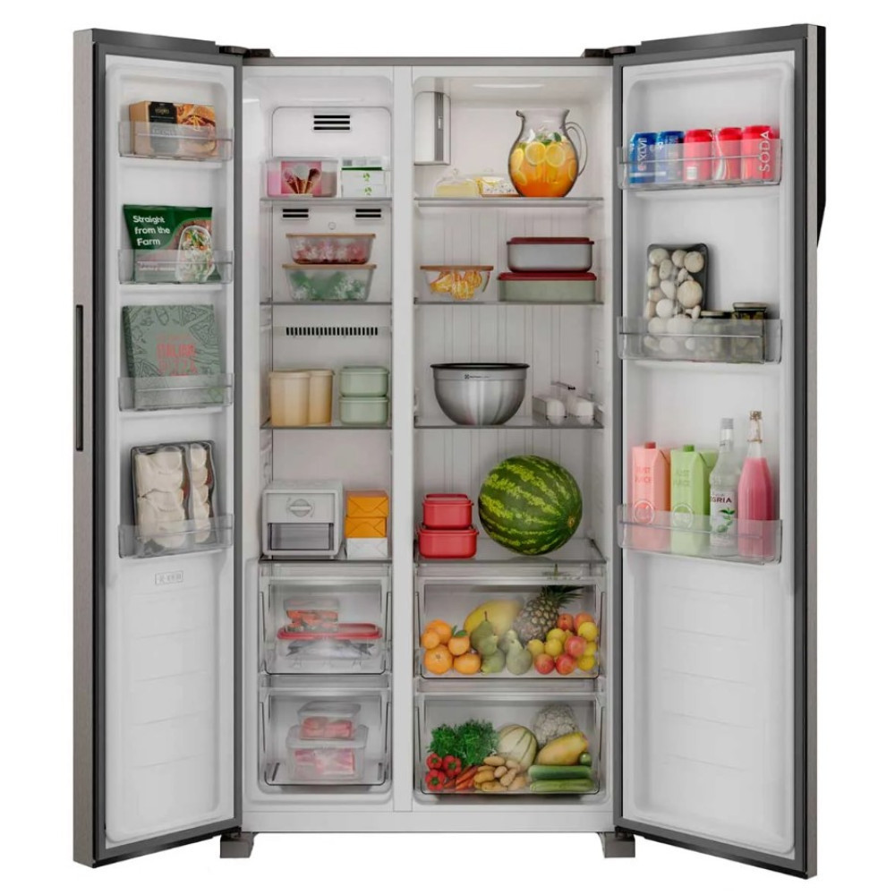 Detalhes do Geladeira Electrolux Side by Side Efficient com Tecnologia AutoSense 435L (IS4S)