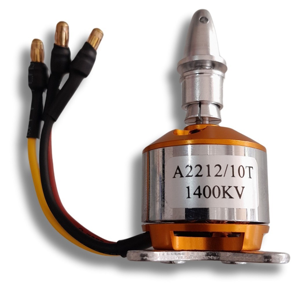 Motor Brushless A2212 1400kv Com montante spinner Aeromodelo 700gr de empuxo plugs soldados