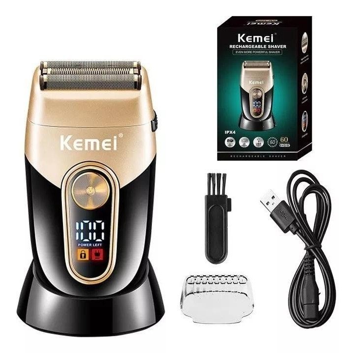 Barbeador elétrico profissional Kemei Km 3209 Aparadores, Clippers & Multi-funcional Groomers QGMHMáquinas de reparação, cortadores de cabelo, lâminas de barbear, ferramentas de corte de cabelo, ferramentas de barbear