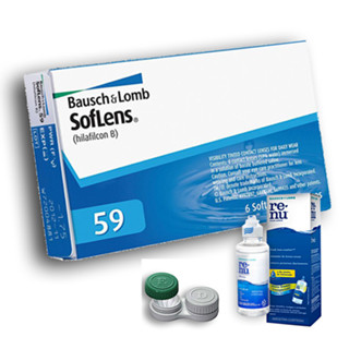 Lente De Contato Soflens 59 Mensal e Renu 60ml