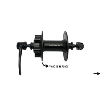 CUBO DIANTEIRO SHIMANO TOURNEY TX HB-TX506 36F P/ ROTOR 6 PARAFUSOS C/BLOCAGEM em Oferta na Shopee