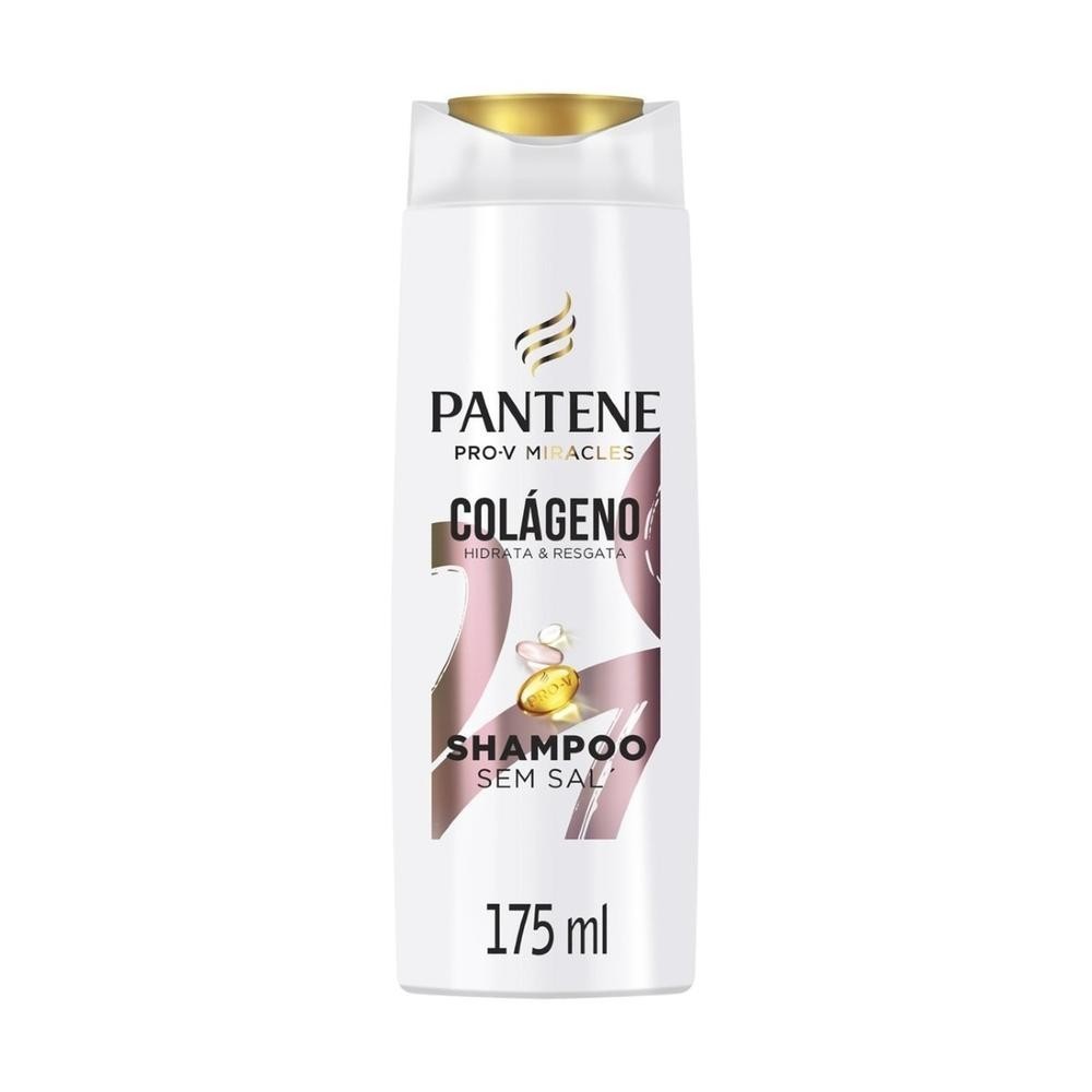 Shampoo Pantene Colageno Hidrata & Resgata 175ml em Oferta na Shopee