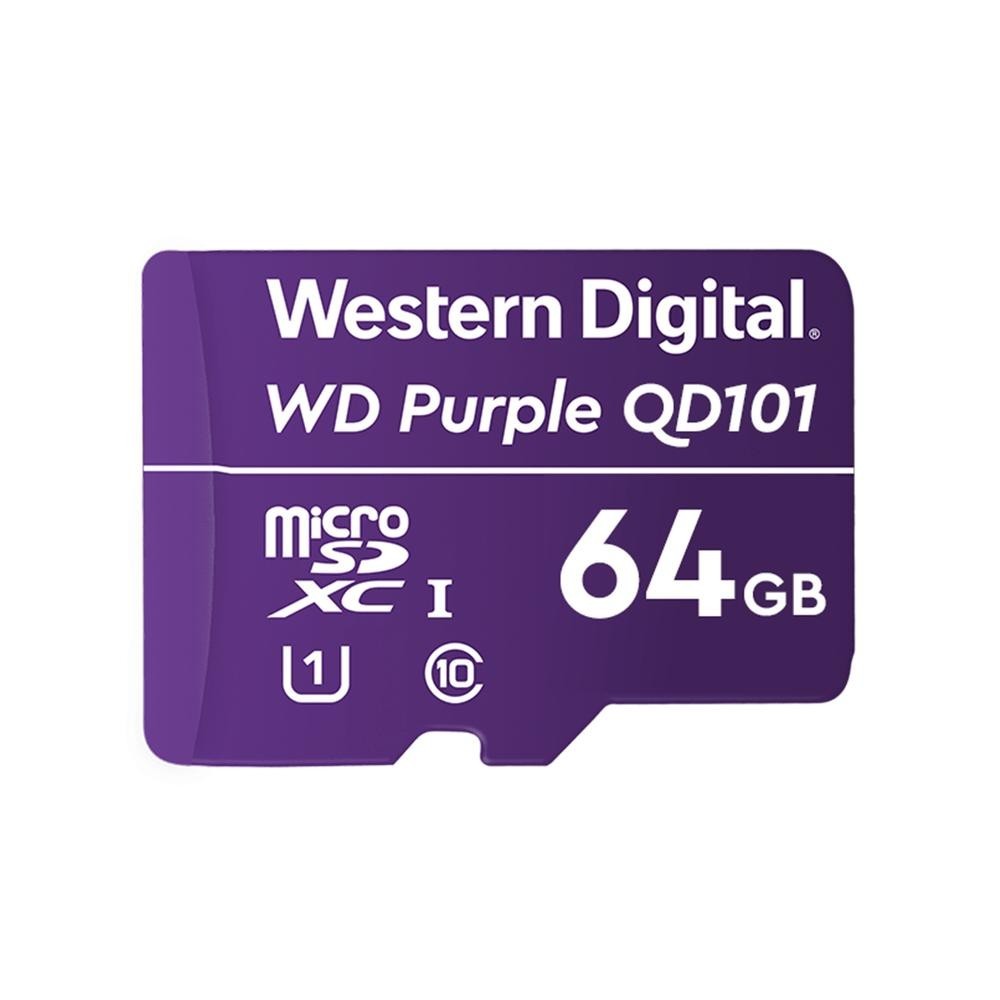Cartão MicroSD 64GB WD Alta Durabilidade 32TBW Classe 10 Original