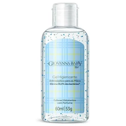 ÁLCOOL EM GEL HIGIENIZANTE GIOVANNA BABY BLUE COM 60ML