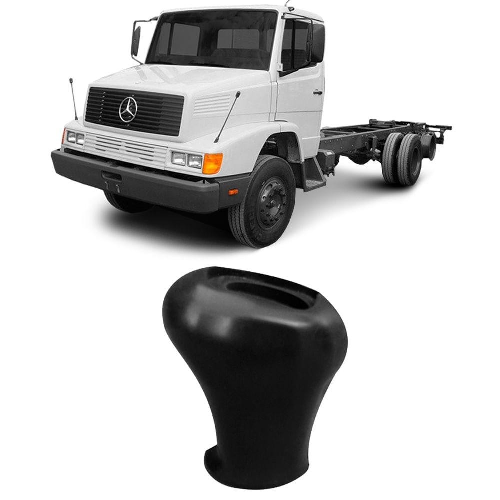 Manopla Bola Câmbio Mercedes Benz OF 1319 1418 1721 Preto em Oferta na Shopee