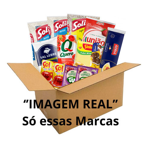 Cesta Básica Completa Só Marca Famosa Doação Com Qualidade em Oferta na Shopee