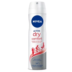 NIVEA ACTIVE DESODORANTE AEROSSOL DRY COMFORT COM 150ML