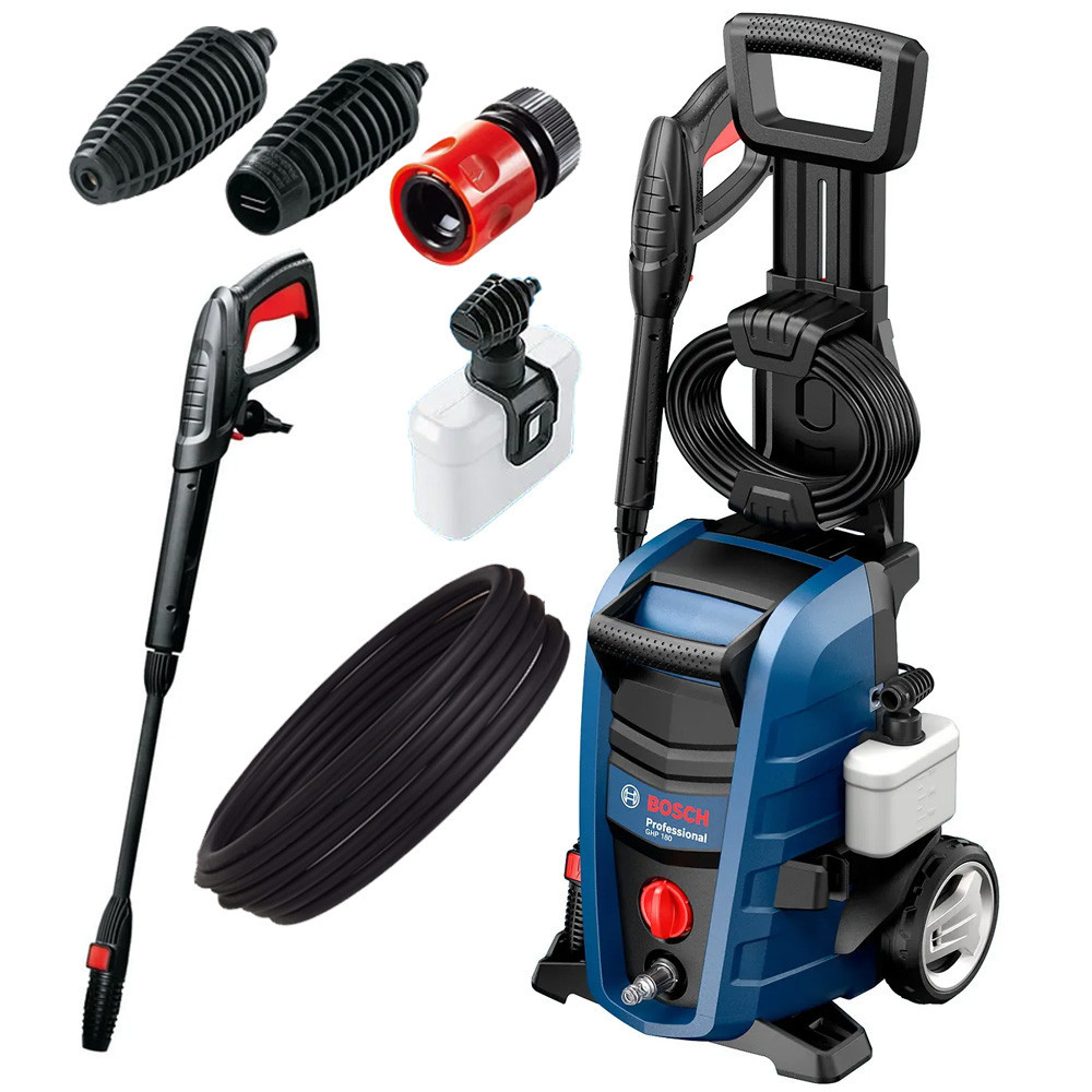Lavadora de Alta Pressão Profissional 1500W GHP 180 Bosch em Oferta na Shopee