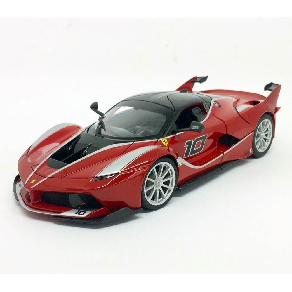 Miniatura Carro Ferrari FXX-K - Race e Play - Vermelha - 1:18 - Burago