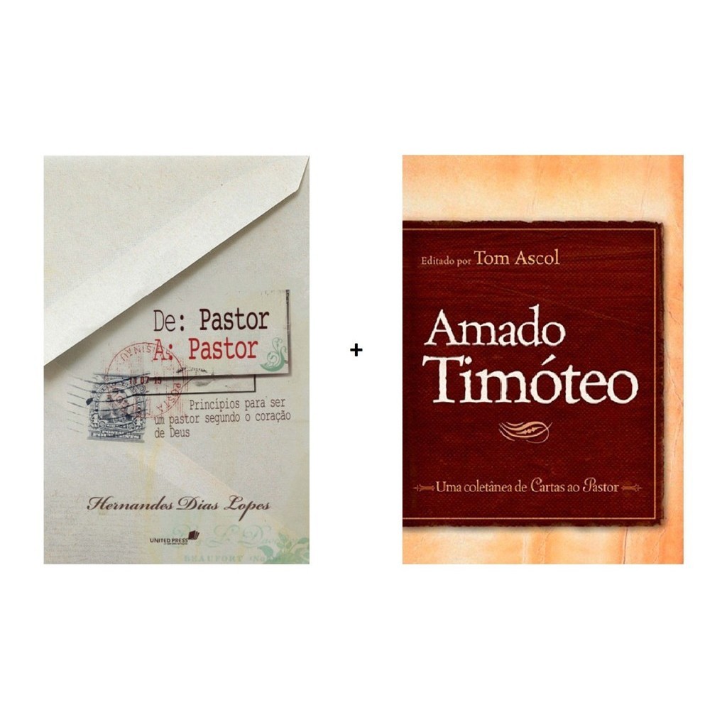 Kit 2 Livros | De Pastor a Pastor Princípios Para Ser um Pastor Segundo o Coração de Deus + Amado Timóteo em Oferta na Shopee