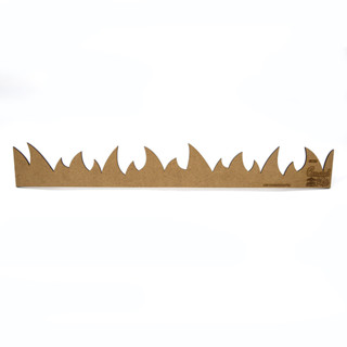 Régua para Barrado  Mdf Grama P em Oferta na Shopee