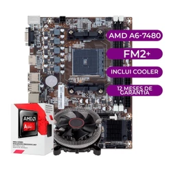 kit Upgrade AMD A6-7480 + Cooler + Placa Mae FM2