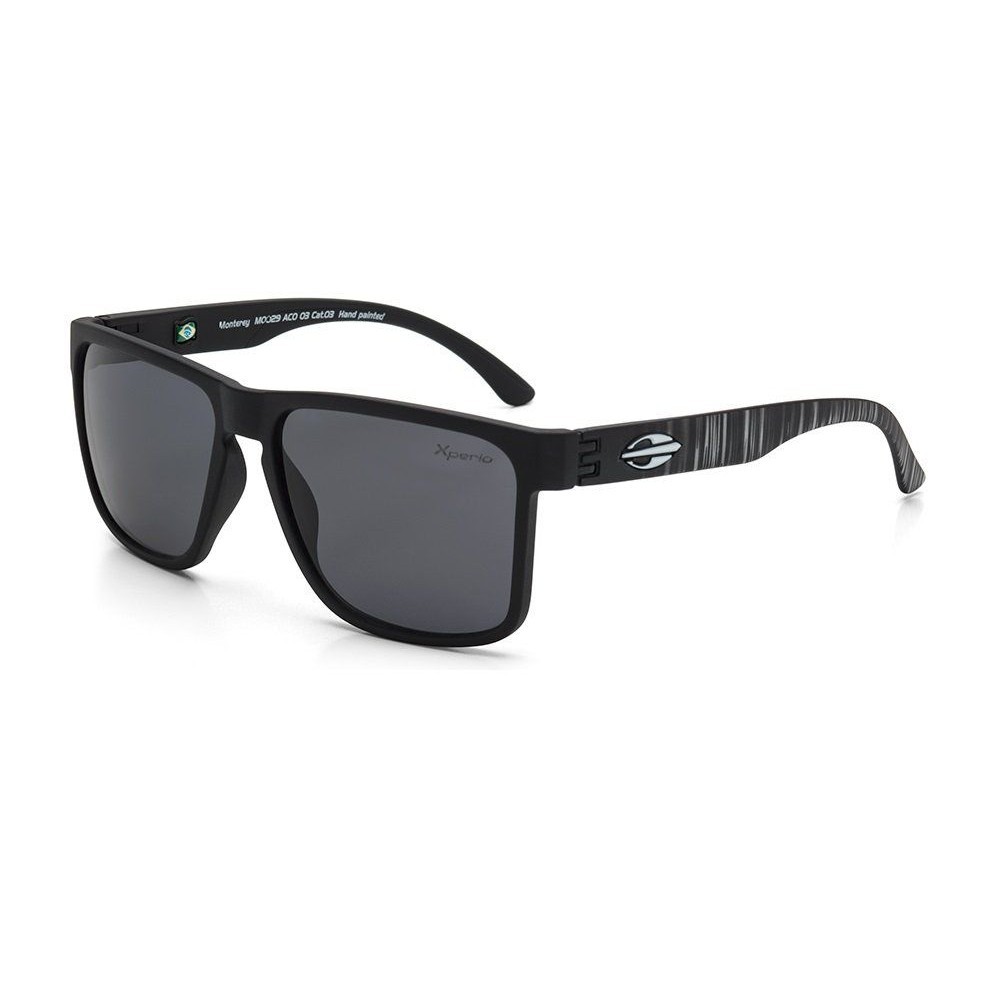 Óculos Solar Mormaii Monterey M0029aco03 Preto Fosco Lente Cinza Polarizada cat1
