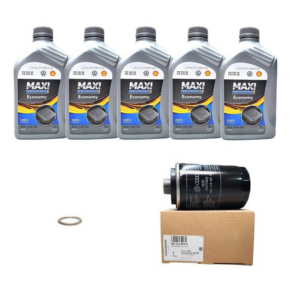 Kit Troca De Óleo 2.0 Tsi 200cv Tiguan/jetta/passat Original em Oferta na Shopee