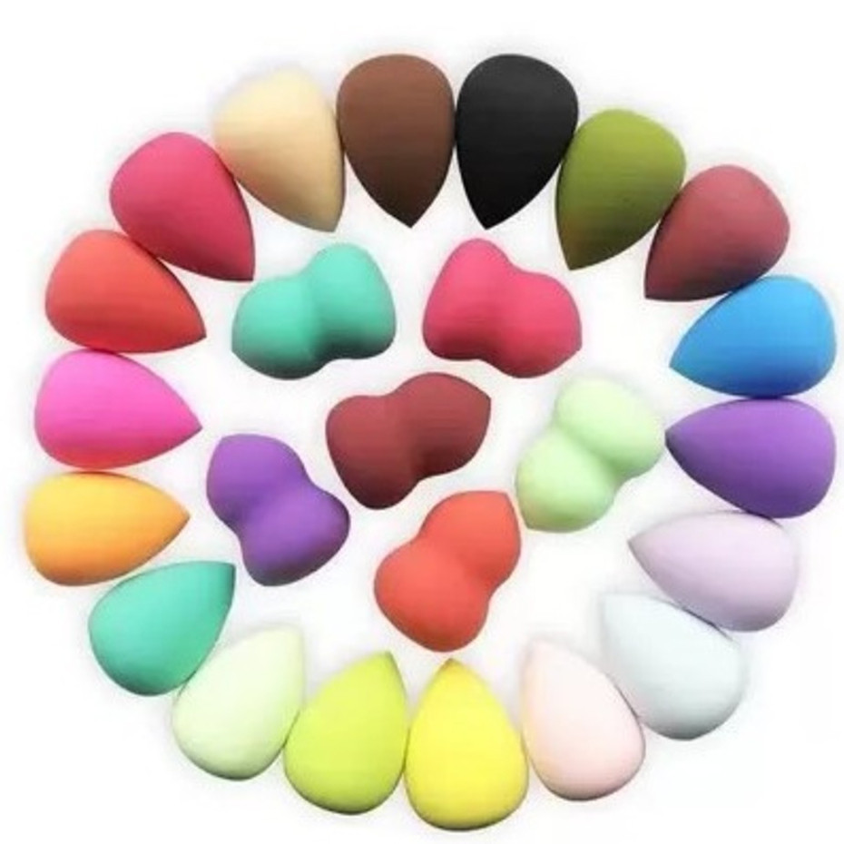KIT 12 unidades Esponja Para Maquiagem/ Esponja de Rosto Facial Maquiagem Base