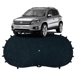 Forro Manta de Capô Anti Ruido Térmico Revestido Tiguan 2012 2013 2014 2015 2016 2017 + Presilhas