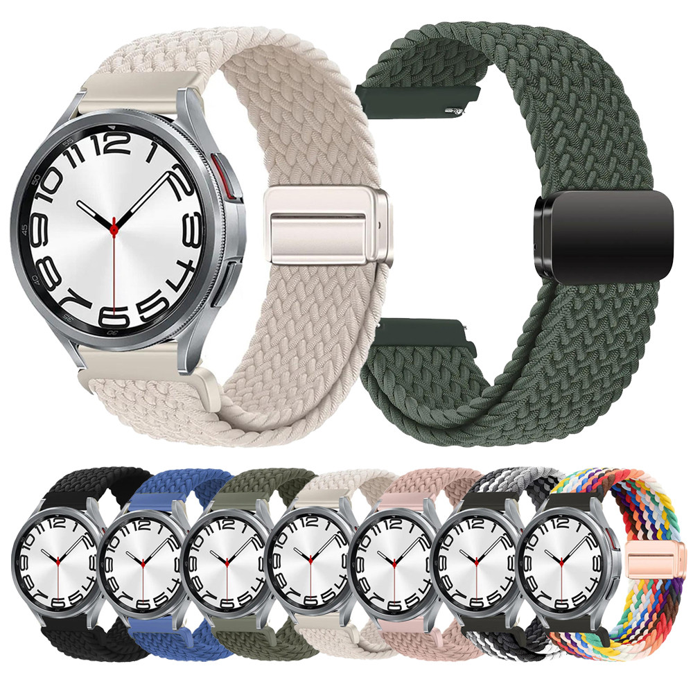 Pulseira de Nylon para Smartwatch Huawei Watch GT/ Amazfit / Samsung Galaxy / Garmin Watch 20mm 22mm em Oferta na Shopee