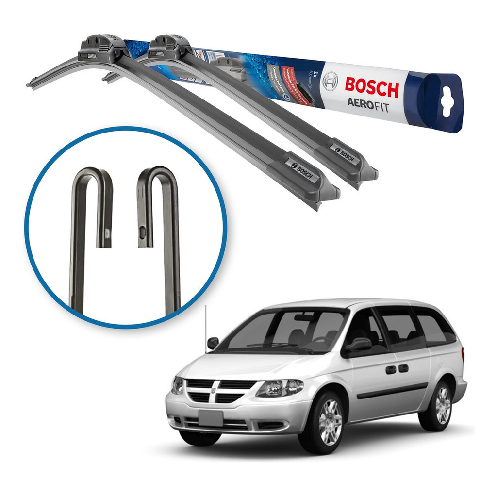 Palheta Limpador Parabrisa Original Bosch Dodge Caravan 1994 A 2007