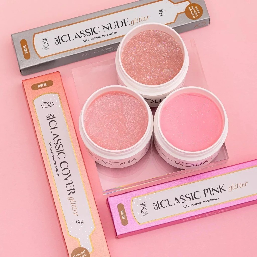 Refil Sache Gel com Glitter 14g - Volia em Oferta na Shopee