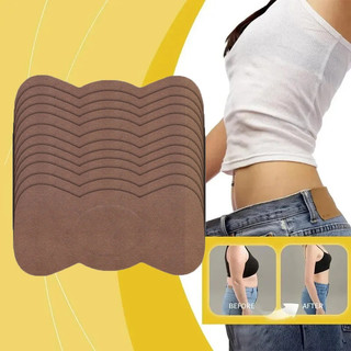 Remendo modelador corporal de 60 peças, queima rápida de gordura, adesivo linfático, melhora o estômago, abdômen, adesiv
