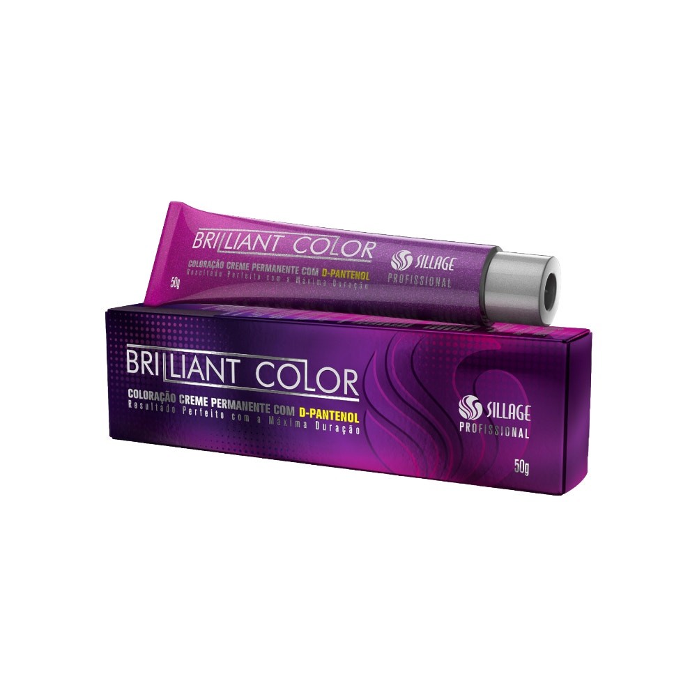 Tintura Sillage Brilliant Color 33.66 Violeta Vermelho Marsala 50g - Beauty