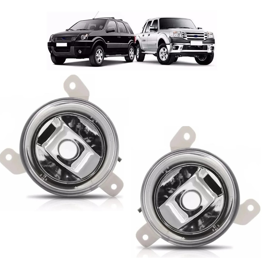 Par Farol Milha Ford Ecosport 2003 a 2007 Ranger 2005 a 2009