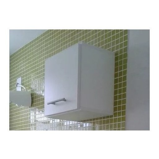 Armario Nicho Toalheiro Decorativo Mdf 45x40x20  Com Porta