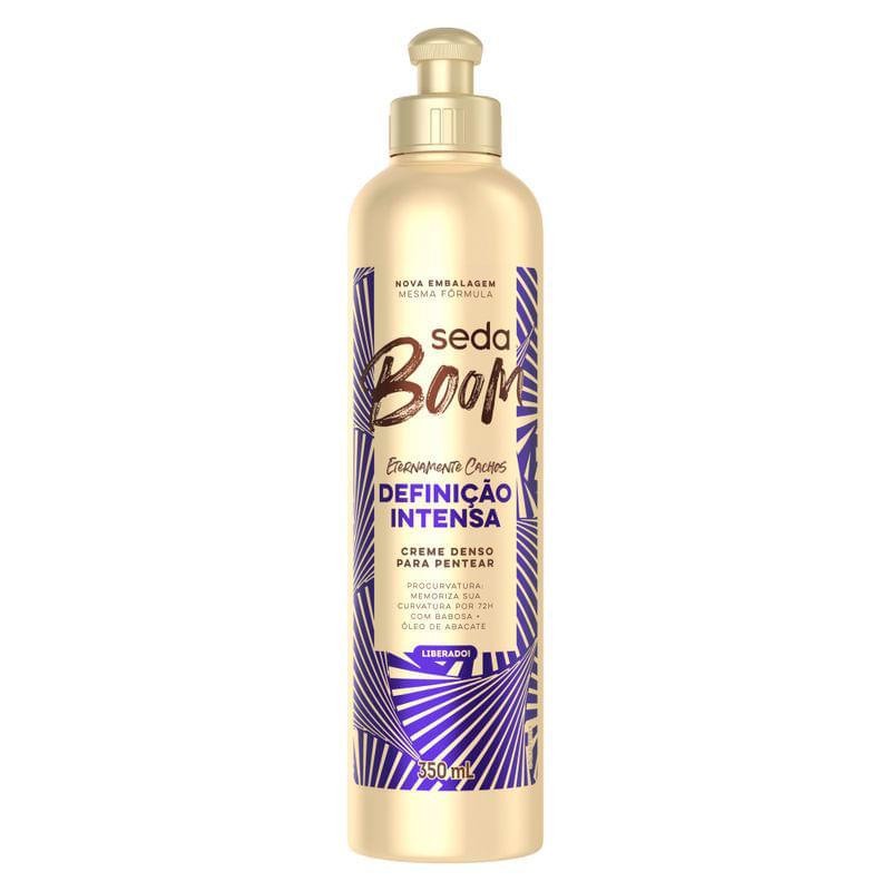 Creme Para Pentear Seda Boom Definição Intensa 350ml - Beauty