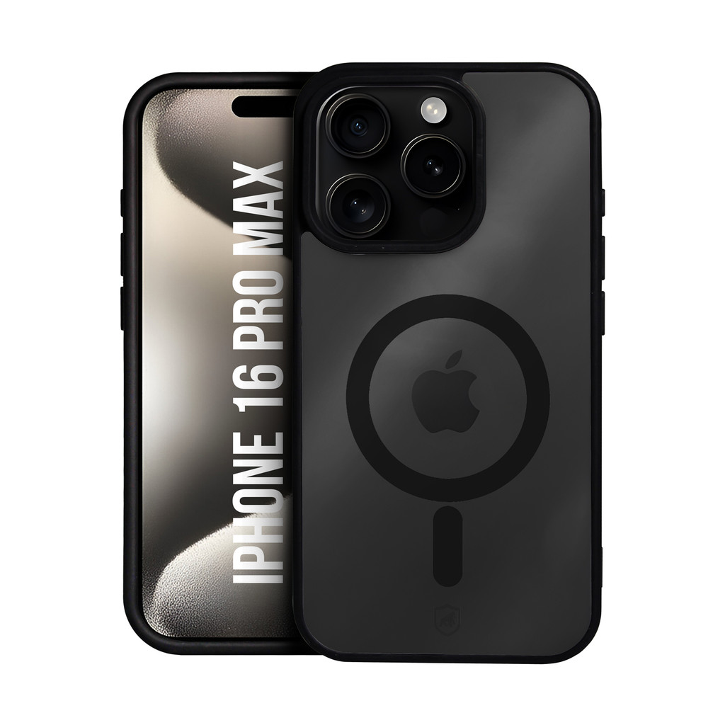 Capa Case Capinha  MagSafe Preta para iPhone 16 Pro Max -  Carregamento Rápido - Gshield