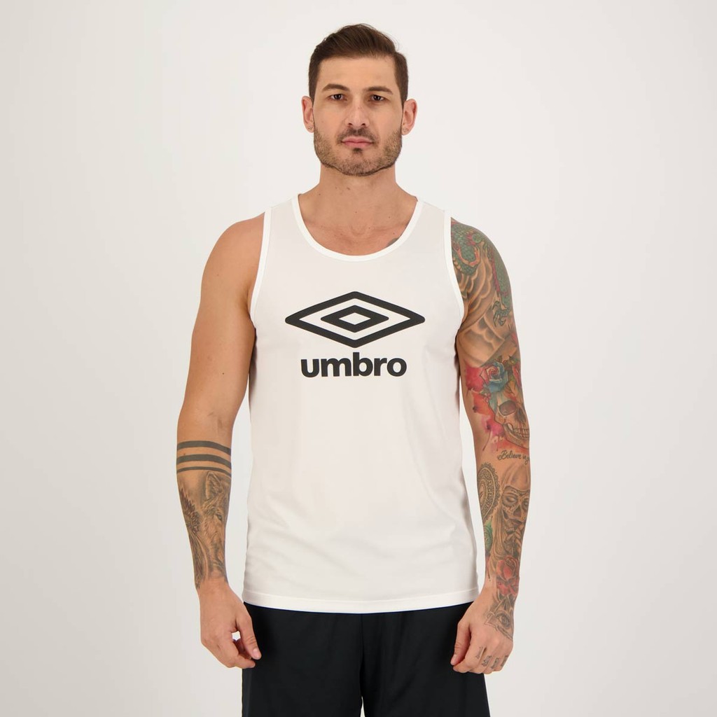 Regata Umbro Essential Diamond Branca em Oferta na Shopee