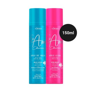 Kit Spray Argan + Spray Gloss Eu Amo Charming 150ml em Oferta na Shopee