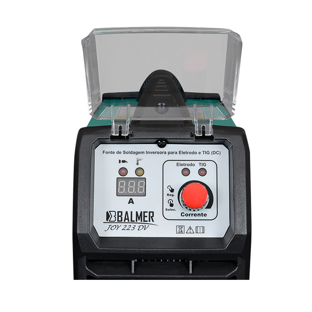 Maquina Inversor de Solda JOY 223 DV Tig e Eletrodo 200A Mascara Mab 80 Balmer — imagem 2 de 2