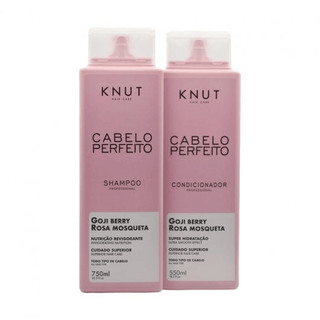 Kit Cabelo Perfeito Knut: Shampoo 750ml + Condicionador 550ml