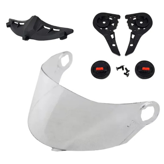 Viseira Capacete Ls2 Ff358 Cristal Mais Narigueira E Reparo