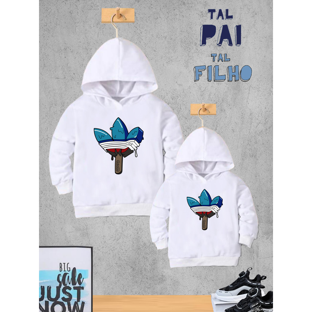 Kit Tal Pai Tal Filho BLUSA MOLETOM PICOLÉ Masculino Adulto e Criança