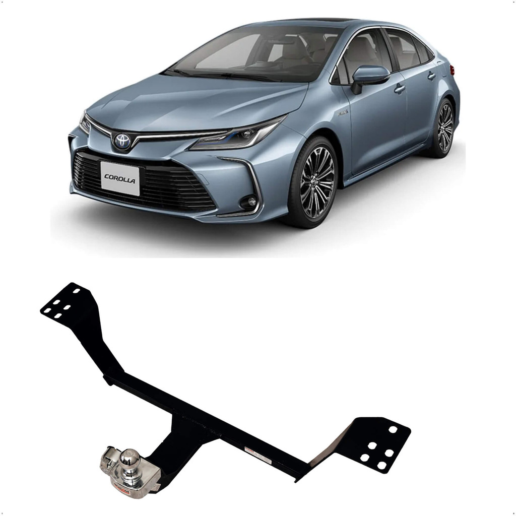 Engate para Corolla 2020 2021 2022 2023 Sem fazer Furos com Bola Cromada Braconi - BRC-IM-216 em Oferta na Shopee