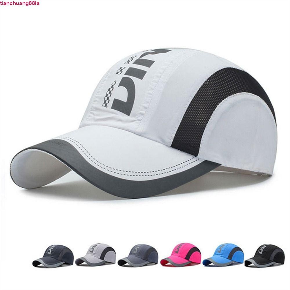 Boné De Secagem Rápida TIANCHUANG , Chapéu Esportivo Ajustável Snapback De Caminhão De Proteção Solar Ultrafino À Prova 