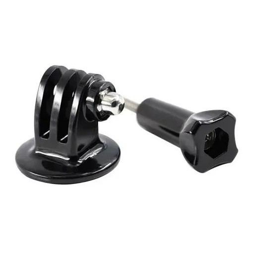 Adaptador Suporte Tripe 1/4 Femea + Parafuso Go Pro Gopro em Oferta na Shopee
