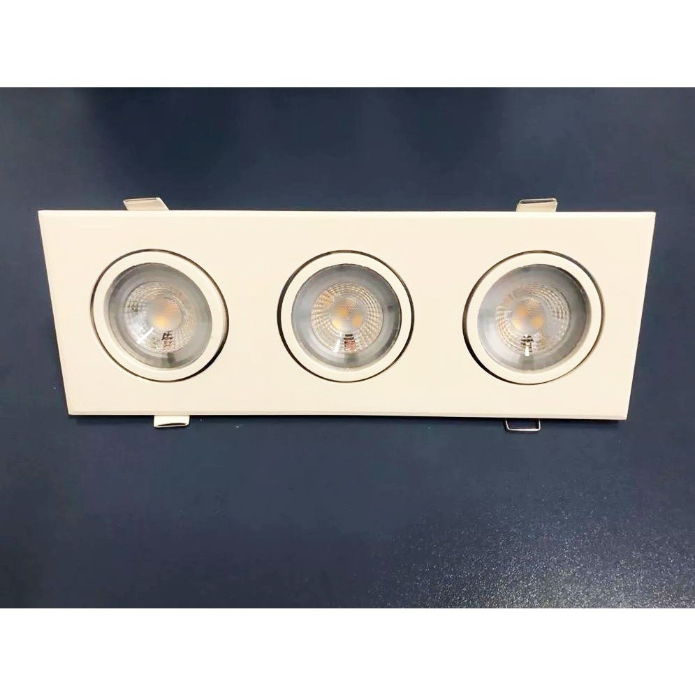 Spot Led Triplo 9W Branco Frio 6500K